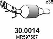 ASSO 30.0014 - Каталізатор autozip.com.ua