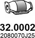 ASSO 32.0002 - Каталізатор autozip.com.ua
