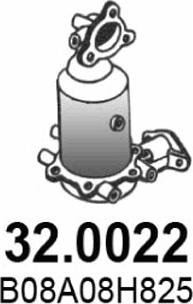 ASSO 32.0022 - Каталізатор autozip.com.ua