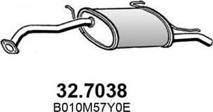 ASSO 32.7038 - Глушник вихлопних газів кінцевий autozip.com.ua