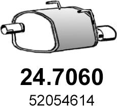 ASSO 24.7060 - Глушник вихлопних газів кінцевий autozip.com.ua