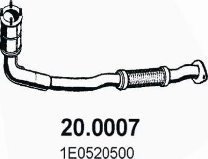 ASSO 20.0007 - Каталізатор autozip.com.ua