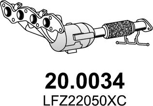 ASSO 20.0034 - Каталізатор autozip.com.ua