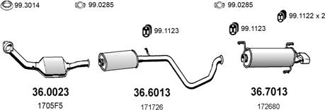 ASSO ART1911 - Система випуску ОГ autozip.com.ua