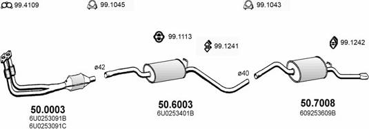 ASSO ART2261 - Система випуску ОГ autozip.com.ua