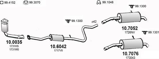 ASSO ART2776 - Система випуску ОГ autozip.com.ua
