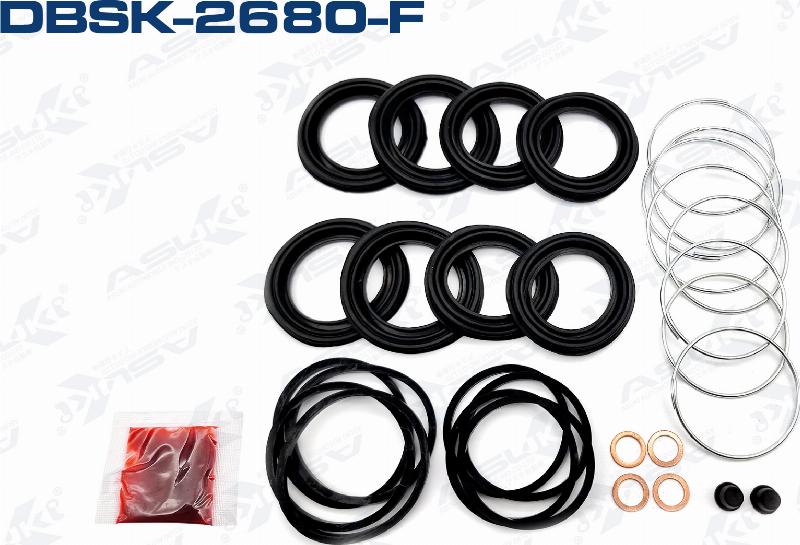ASUKI DBSK-2680-F - Ремкомплект, гальмівний супорт autozip.com.ua