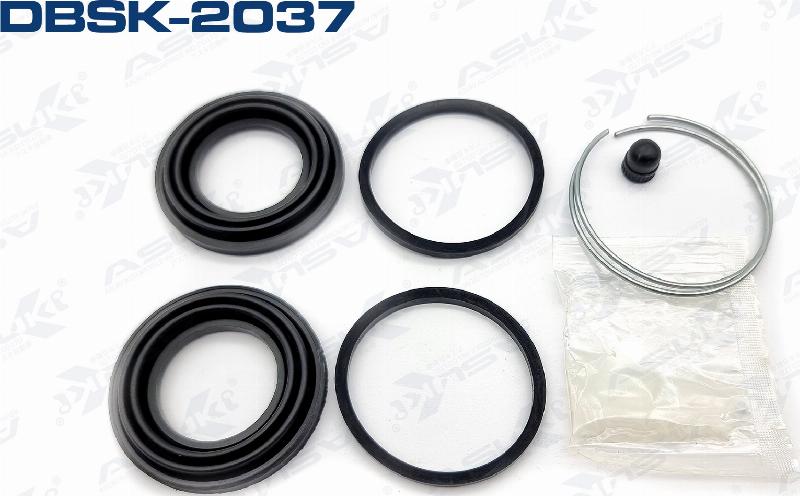 ASUKI DBSK-2037 - Ремкомплект, гальмівний супорт autozip.com.ua