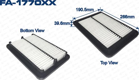 ASUKI FA-1770XX - Повітряний фільтр autozip.com.ua