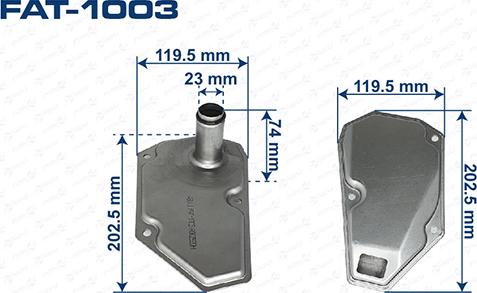 ASUKI FAT-1003 - Гідрофільтри, автоматична коробка передач autozip.com.ua