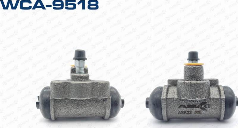 ASUKI WCA-9518 - Колісний гальмівний циліндр autozip.com.ua