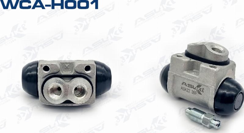 ASUKI WCA-H001 - Колісний гальмівний циліндр autozip.com.ua