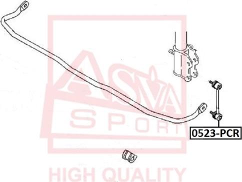 ASVA 0523-PCR - Тяга / стійка, стабілізатор autozip.com.ua