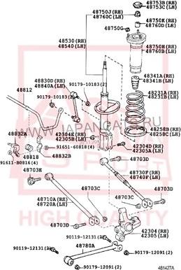 ASVA 0101-464L - Сайлентблок, важеля підвіски колеса autozip.com.ua