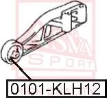 ASVA 0101-KLH12 - Сайлентблок, важіль підвіски колеса autozip.com.ua