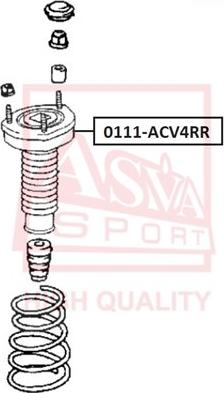 ASVA 0111-ACV4RR - Опора стійки амортизатора, подушка autozip.com.ua