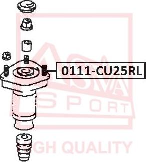 ASVA 0111-CU25RL - Опора стійки амортизатора, подушка autozip.com.ua