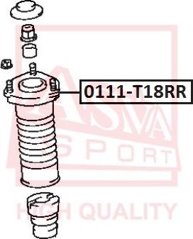 ASVA 0111-T18RR - Підвіска, амортизатори autozip.com.ua