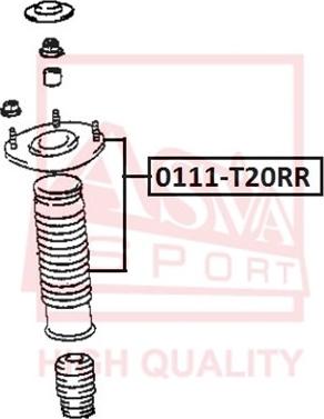 ASVA 0111-T20RR - Підвіска, амортизатори autozip.com.ua