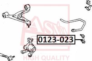 ASVA 0123-023 - Тяга / стійка, стабілізатор autozip.com.ua