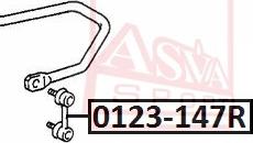 ASVA 0123-147R - Тяга / стійка, стабілізатор autozip.com.ua