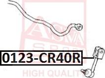 ASVA 0123-CR40R - Тяга / стійка, стабілізатор autozip.com.ua