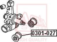 ASVA 0301-027 - Сайлентблок, важеля підвіски колеса autozip.com.ua