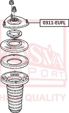 ASVA 0311-EUFL - Опора стійки амортизатора, подушка autozip.com.ua