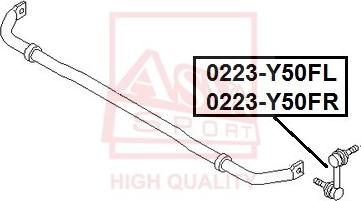 ASVA 0223-Y50FL - Тяга / стійка, стабілізатор autozip.com.ua