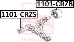 ASVA 1101-CRZS - Сайлентблок, важеля підвіски колеса autozip.com.ua