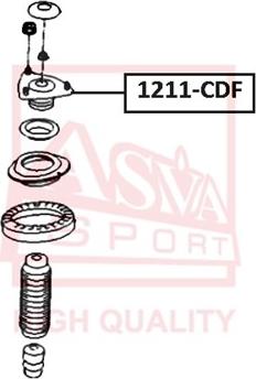 ASVA 1211-CDF - Опора стійки амортизатора, подушка autozip.com.ua