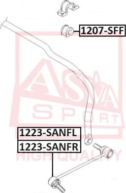 ASVA 1223-SANFL - Тяга / стійка, стабілізатор autozip.com.ua
