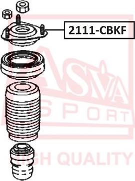 ASVA 2111-CBKF - Опора стійки амортизатора, подушка autozip.com.ua