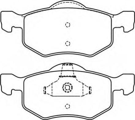 ASVA AKD-5805 - Гальмівні колодки, дискові гальма autozip.com.ua