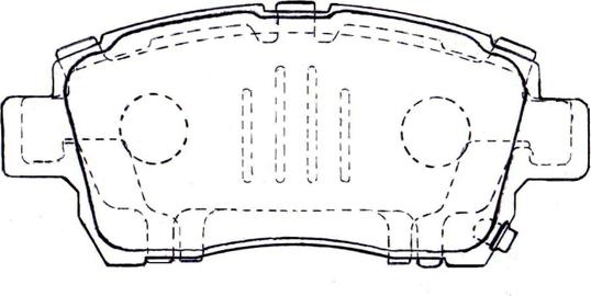 ASVA AKD-0509 - Гальмівні колодки, дискові гальма autozip.com.ua