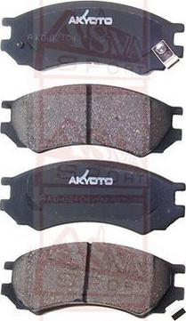 ASVA AKD-02104 - Гальмівні колодки, дискові гальма autozip.com.ua