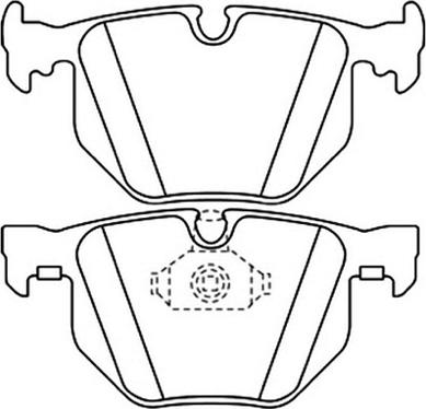 ASVA AKD-0228 - Гальмівні колодки, дискові гальма autozip.com.ua