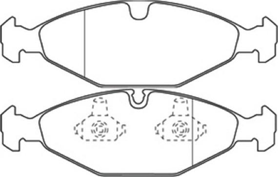 ASVA AKD-1008 - Гальмівні колодки, дискові гальма autozip.com.ua