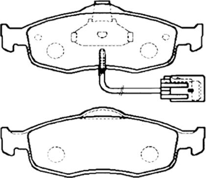 ASVA AKD-1012 - Гальмівні колодки, дискові гальма autozip.com.ua