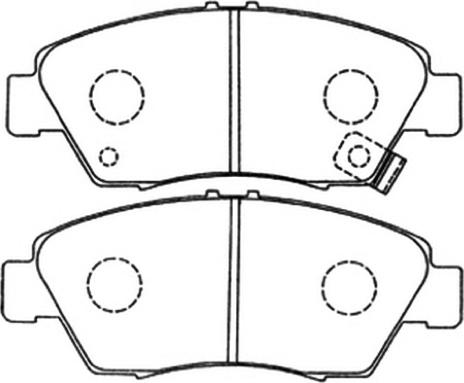 Jurid 572340J-D - Гальмівні колодки, дискові гальма autozip.com.ua