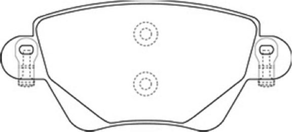 ASVA AKD-1249 - Гальмівні колодки, дискові гальма autozip.com.ua