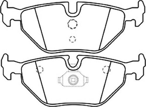 ASVA AKD-1231 - Гальмівні колодки, дискові гальма autozip.com.ua