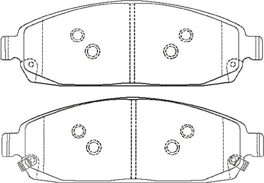 ASVA AKD-868AA - Гальмівні колодки, дискові гальма autozip.com.ua