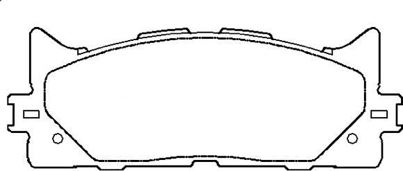 ASVA AKDC-562H - Гальмівні колодки, дискові гальма autozip.com.ua