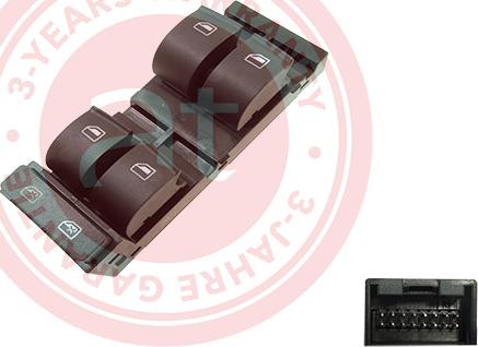 AT Autoteile at11861 - Вимикач, стеклолод'емнік autozip.com.ua