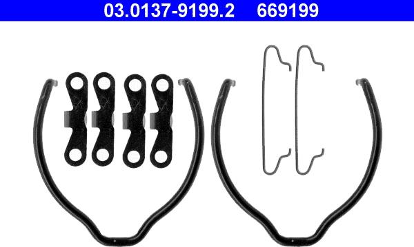 ATE 03.0137-9199.2 - Комплектуючі, гальмівна система autozip.com.ua