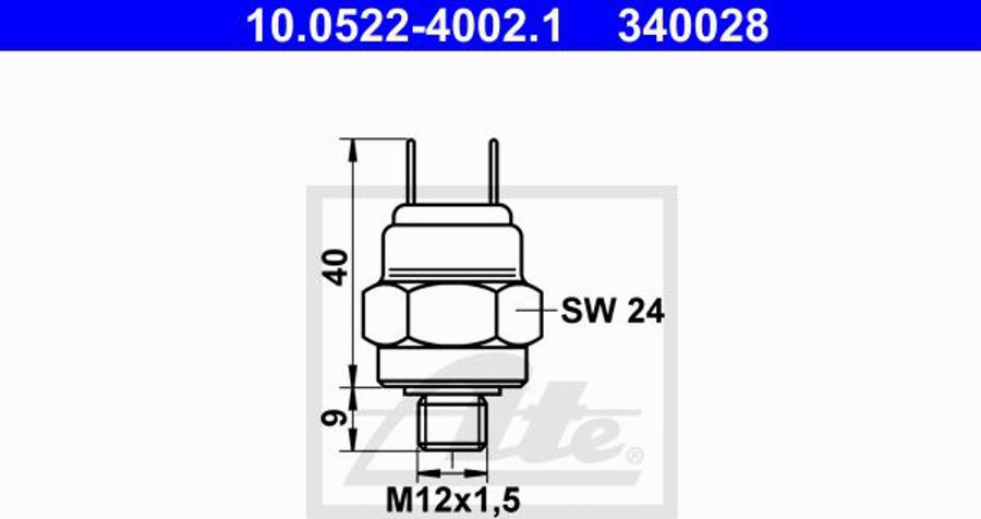 ATE 03.7750-2232.4 - Підсилювач гальмівної системи autozip.com.ua