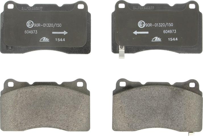 ATE 13.0460-4973.2 - Гальмівні колодки, дискові гальма autozip.com.ua