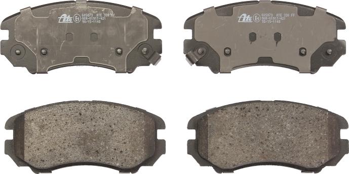 ATE 13.0460-5873.2 - Гальмівні колодки, дискові гальма autozip.com.ua