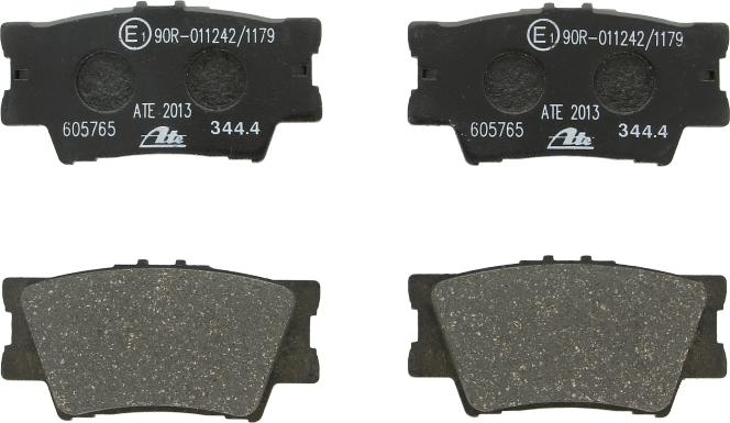 ATE 13.0460-5765.2 - Гальмівні колодки, дискові гальма autozip.com.ua